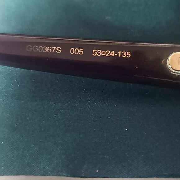 💛GUCCI 53mm Oversized Core 53MM Round Shield Sunglasses💛 PreOwned - Picture 6 of 7